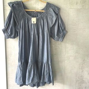 Free People Blue Dress